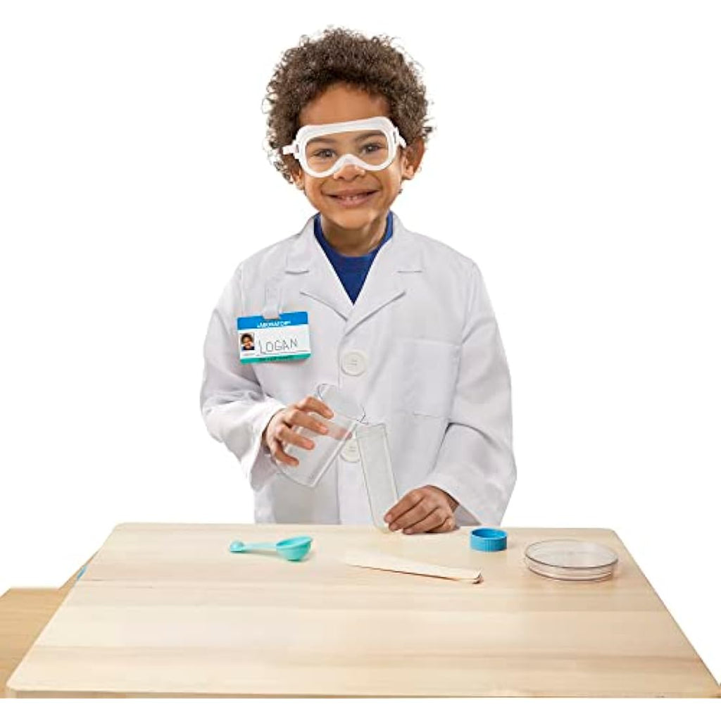 Melissa & Doug Scientist Role Play Costume Set with Lab Coat - Ages 3-6