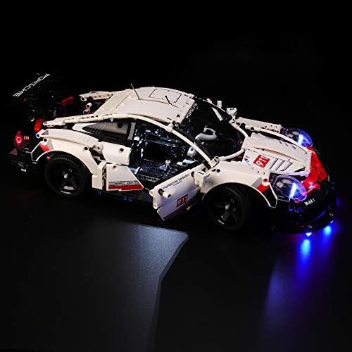 Briksmax LED Lighting Kit for Lego Porsche 911 RSR 42096 Model