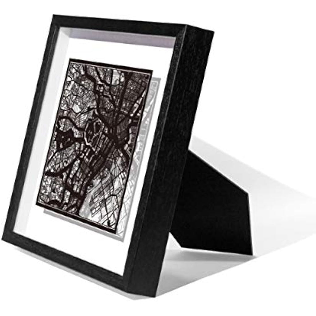 O3 Design Studio Tokyo Marco de Papel para Mapas - Arte Minimalista
