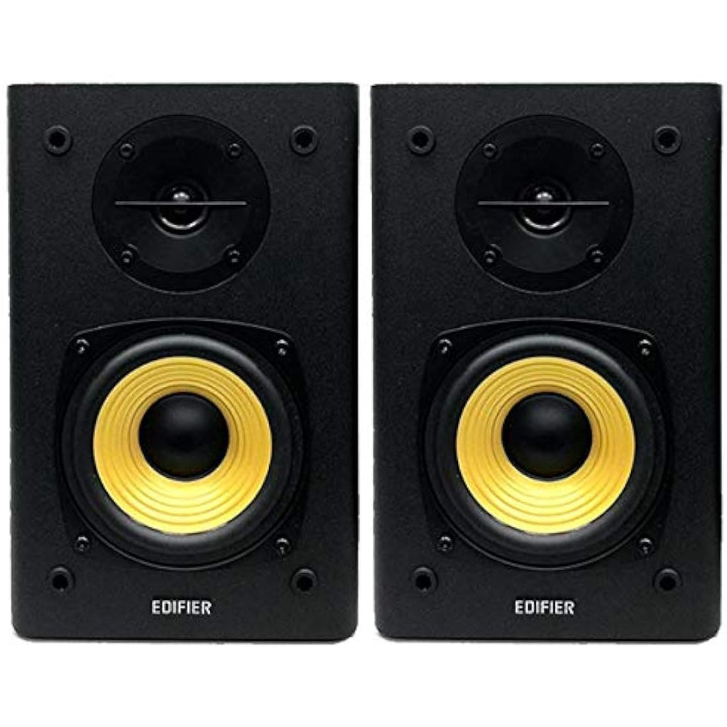 Edifier R1000T4 Active Bookshelf Speakers | 24W Powered Audio - Black