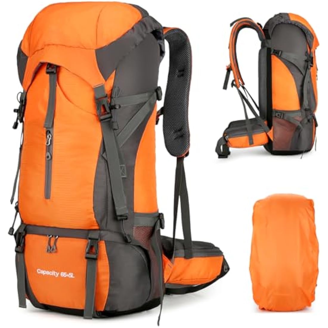70L Hiking Backpack – Waterproof Ultralight Camping Rucksack
