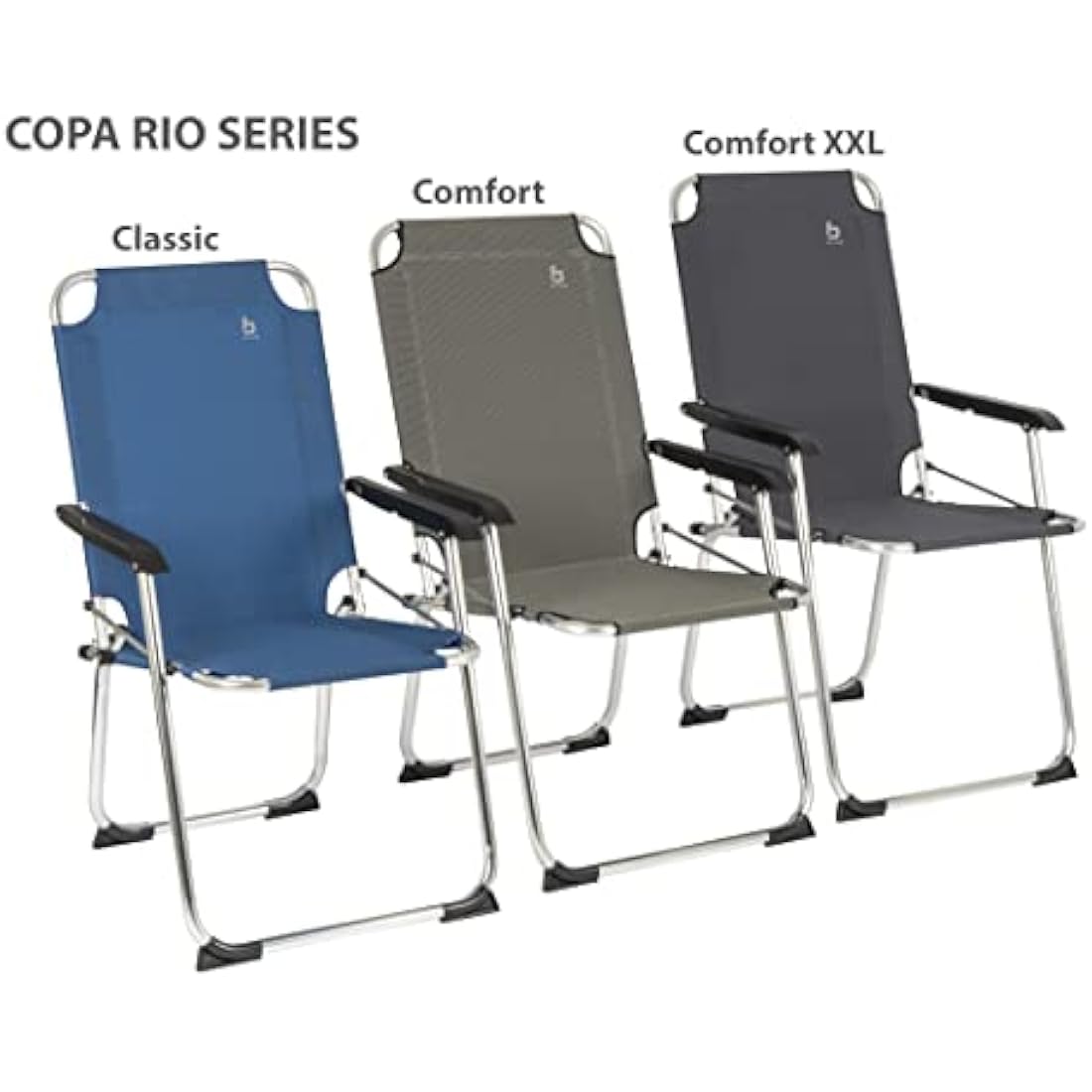 Bo-Camp Copa Rio Classic Aluminum Folding Chair – Lightweight & Compact