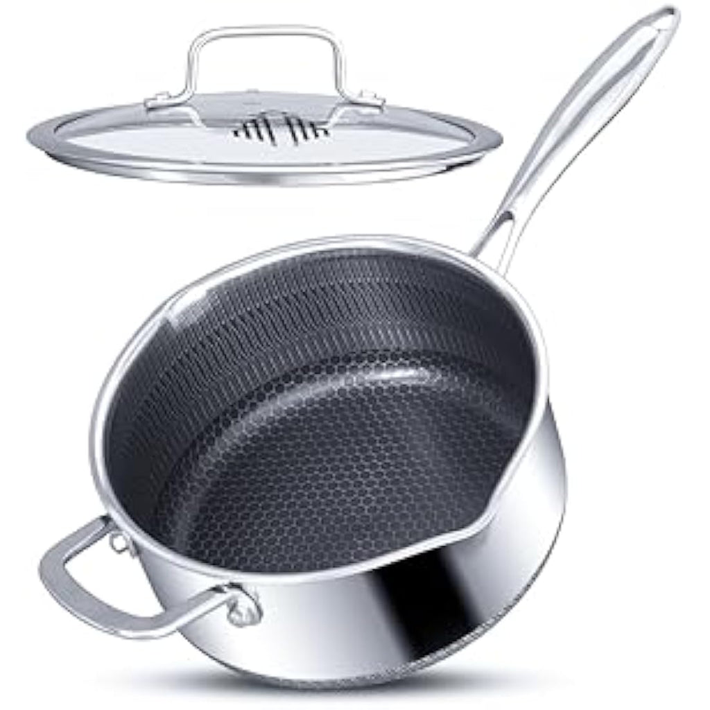 Jolof Store 4L Non-Stick Saucepot with Lid – 24cm Induction Cooking Pot