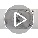 Jolof Store LED Ceiling Light – 42W Modern Round Flush Mount Lamp, 4500K