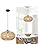 FORCOSO Rattan Pendant Light – Handwoven Boho Ceiling Lamp Shade