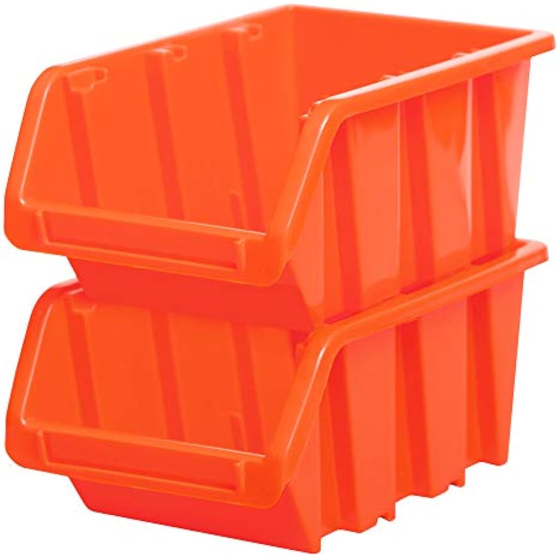 100-Piece XS Storage Bin Set with Wall Mounted Louvre Panel