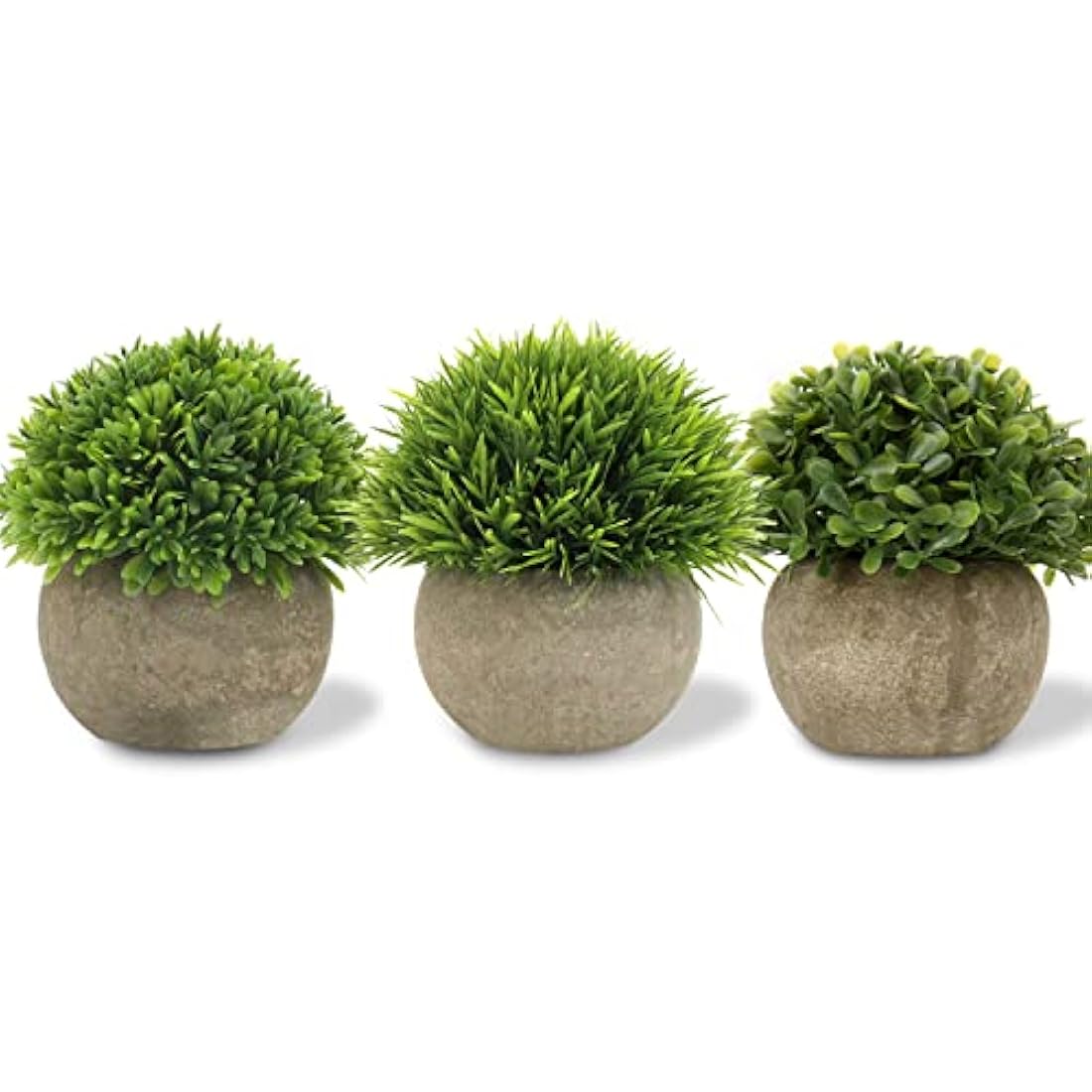 Jolof Store 3-Piece Artificial Potted Plants – Realistic Faux Greenery