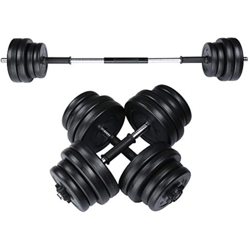 RIP X 30kg Adjustable Dumbbell & Barbell Weight Set - Chrome Steel