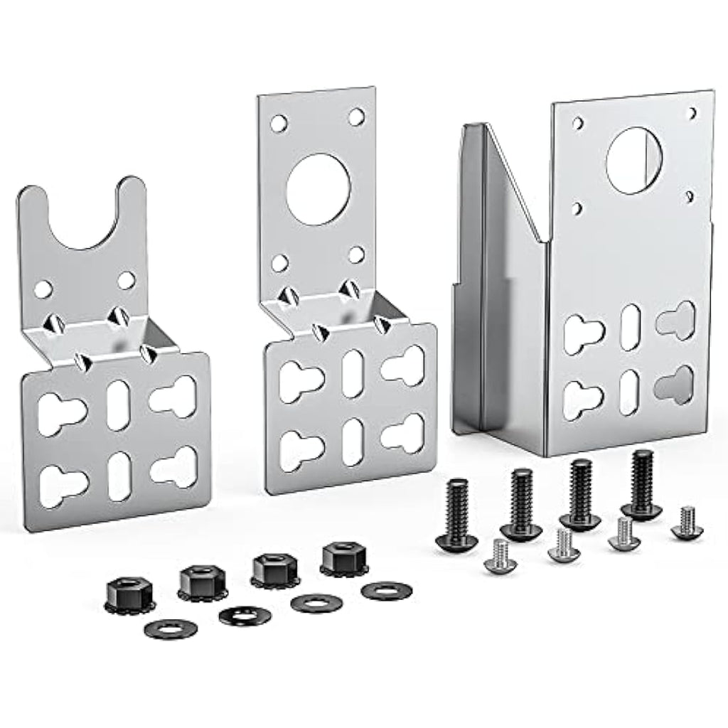 Universal Stainless Steel Rotisserie Motor Bracket Set