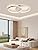 FANLG Modern LED Ceiling Light – 28W Dimmable Double Ring Chandelier