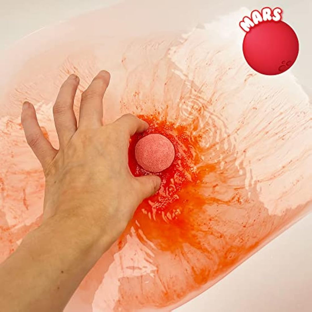 Zimpli Kids Solar System Bath Bombs – 9 Piece Educational Science Kit