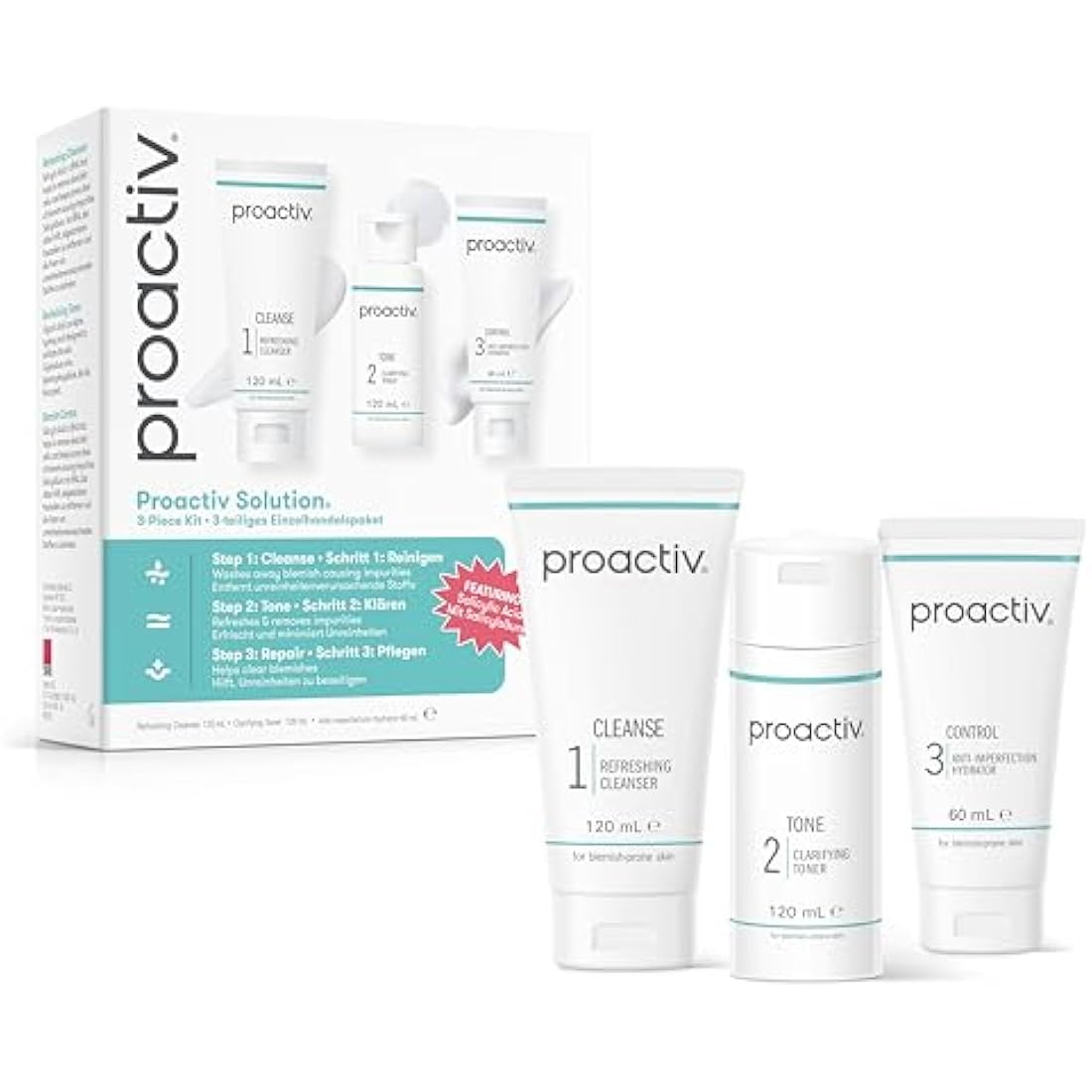 Proactiv Solution 3-Step Acne Treatment Routine - 60 Day Facial Kit
