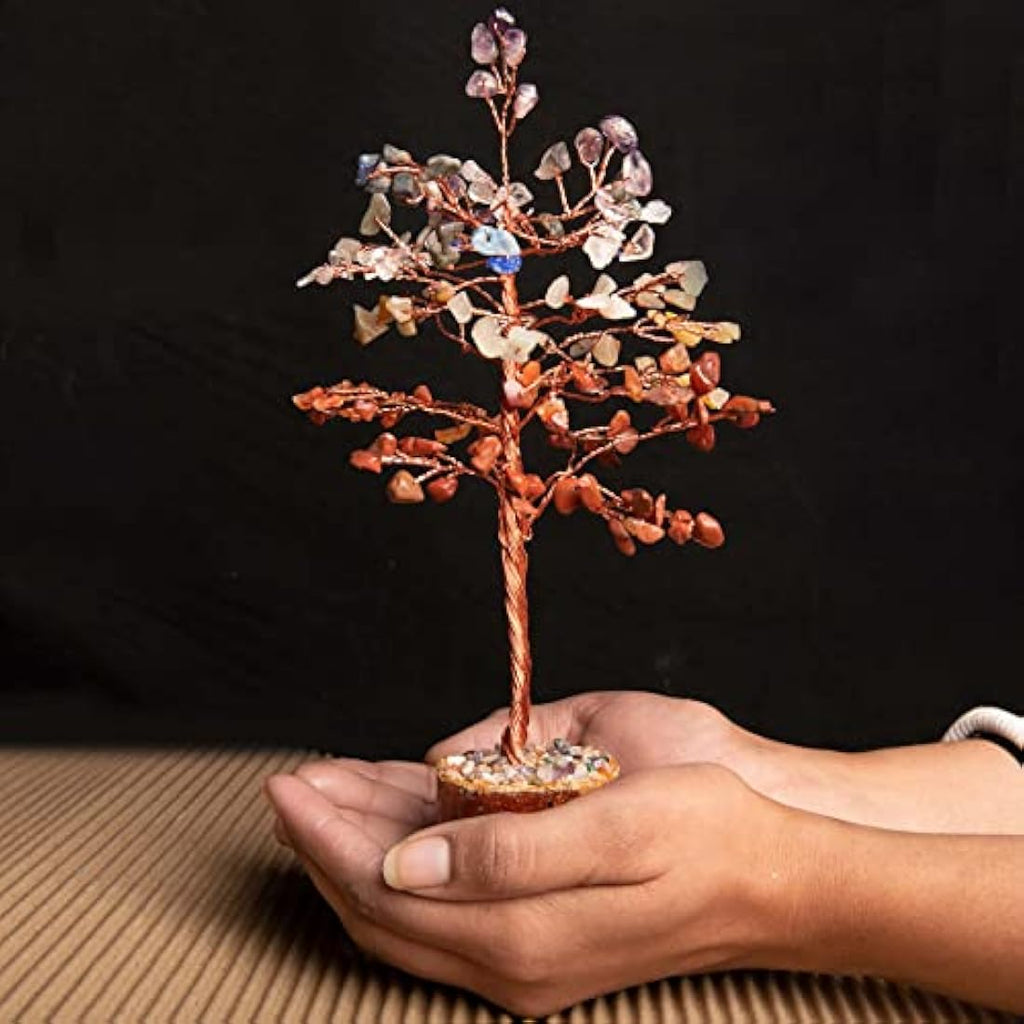 7 Chakra Crystal Tree of Life – Handmade Feng Shui Decor