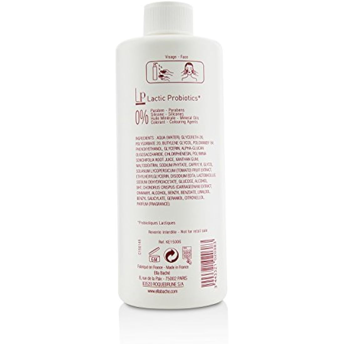Ella Bache Tomato Cleansing Water – Nourishing Makeup Remover 500ml