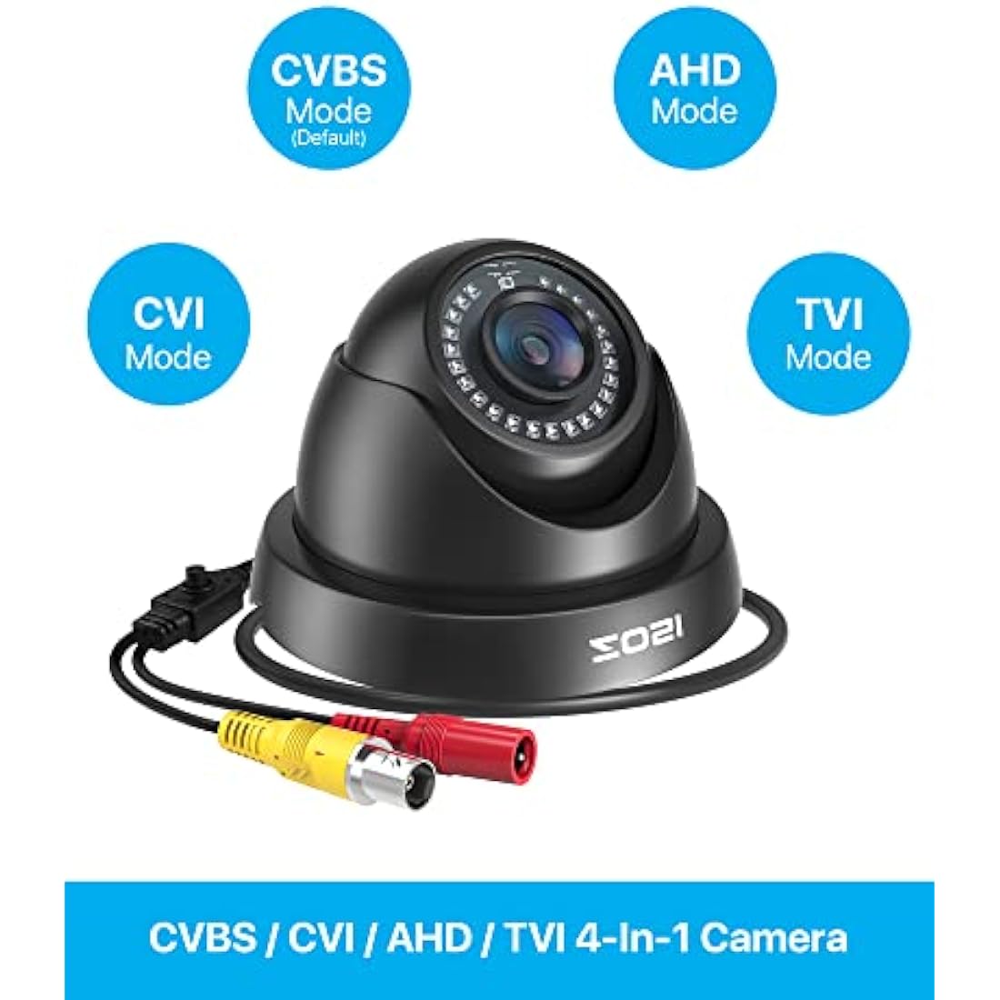 ZOSI 1080P CCTV Security Camera | 80ft Night Vision Weatherproof