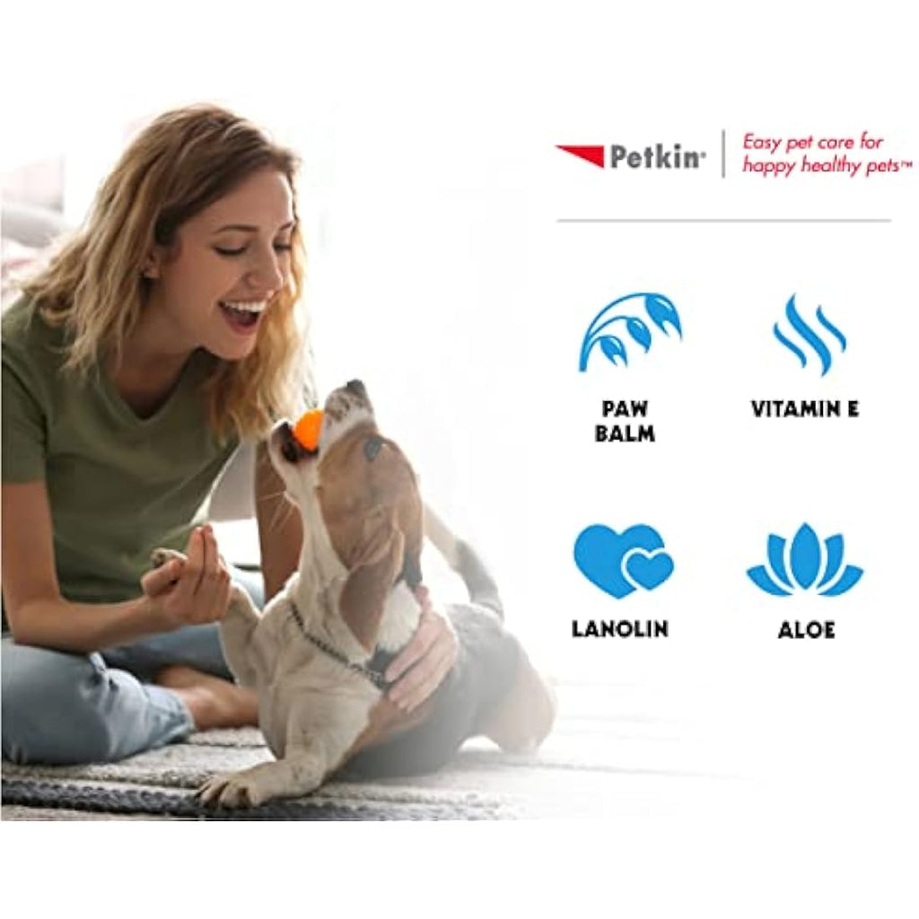 Petkin Paw Wipes – Extra Soft Pet Cleaning Wipes for Dogs & Cats, 100ct
