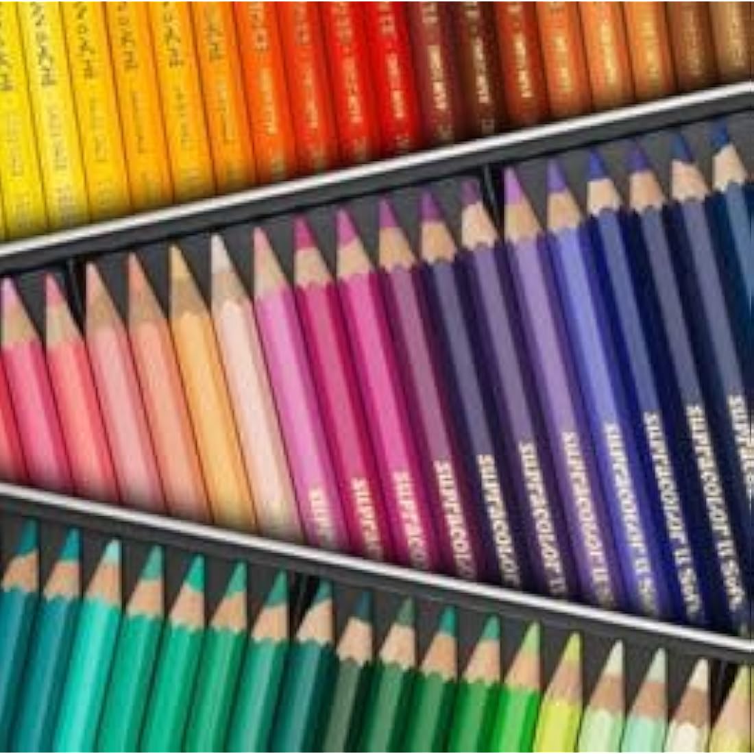 Caran d'Ache Supracolor Soft Water-Soluble Colour Pencils - 80 Assorted
