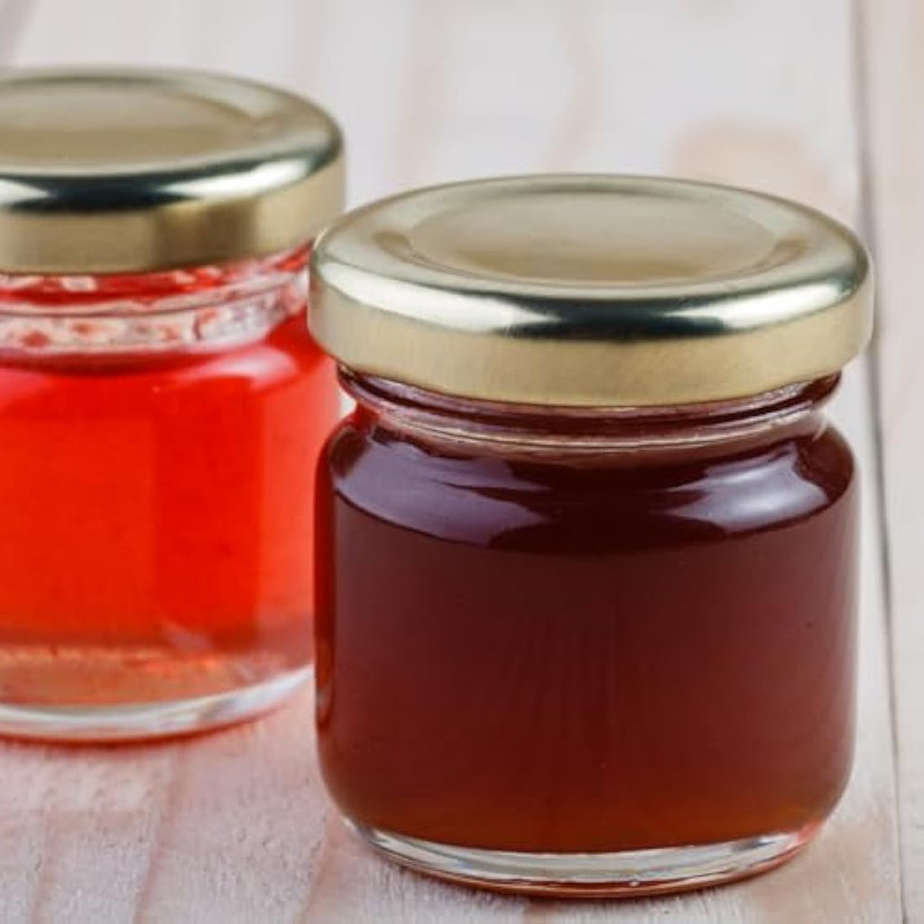Jolof Store 41ml Mini Glass Jam Jars with Lids - Pack of 100
