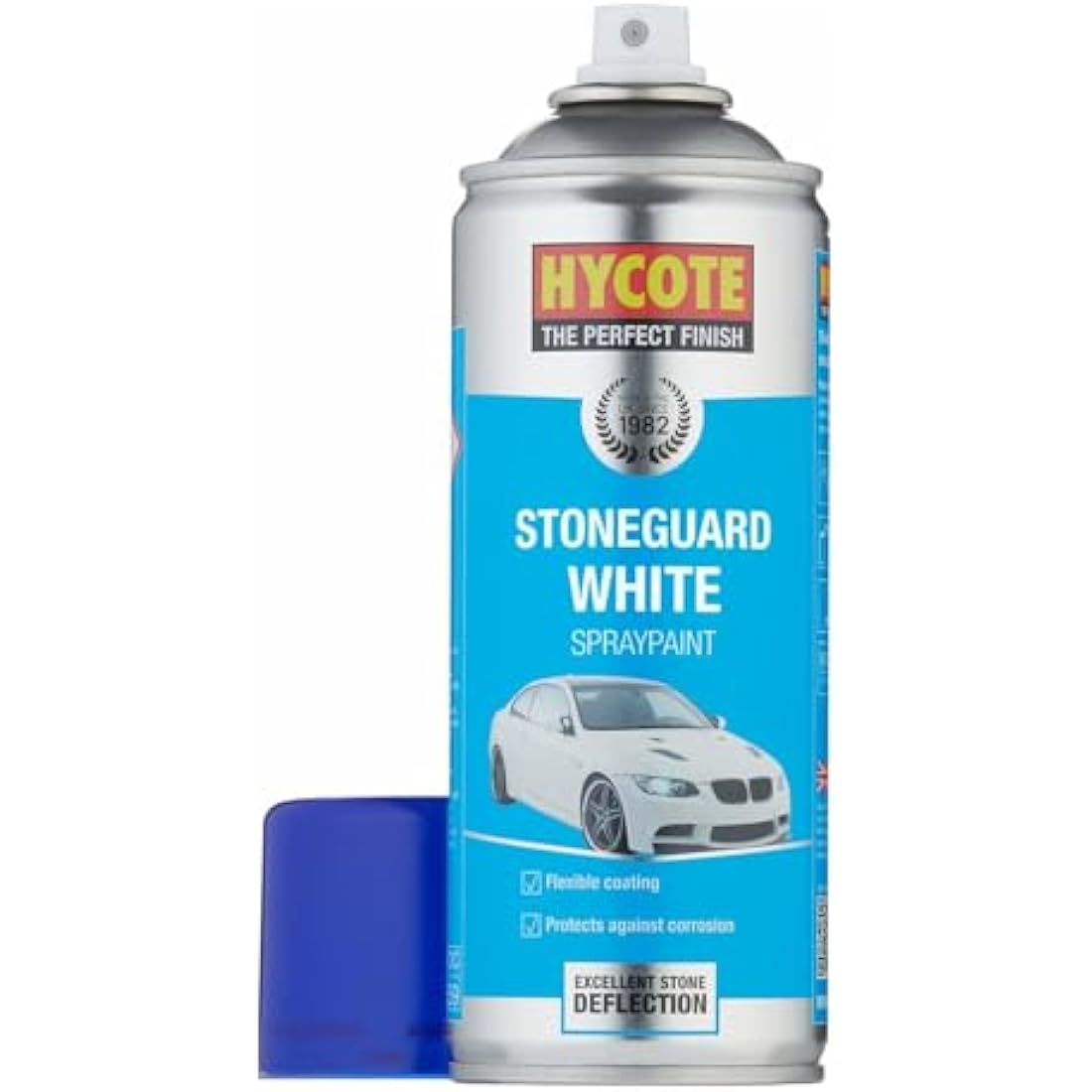 Hycote Stone Guard White Aerosol Paint – Anti-Corrosion Car Spray 400ml
