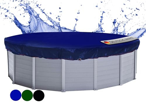 Quick Star Round Winter Pool Cover 460cm - Blue UV Resistant Tarpaulin