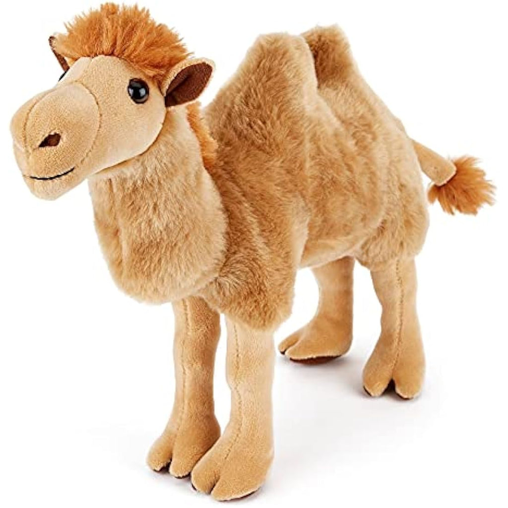Zappi Co Bactrian Camel Plush Toy – 25cm Soft Stuffed Safari Animal
