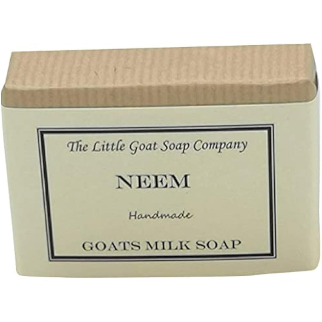 Neem Goats Milk Soap by Little Goat Soap Co – Handmade 4 x 100g Pack
