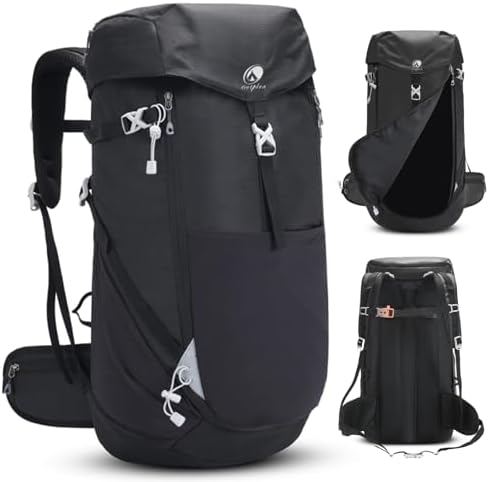 Outplea 50L Hiking Backpack – Large Front Opening Trekking Rucksack