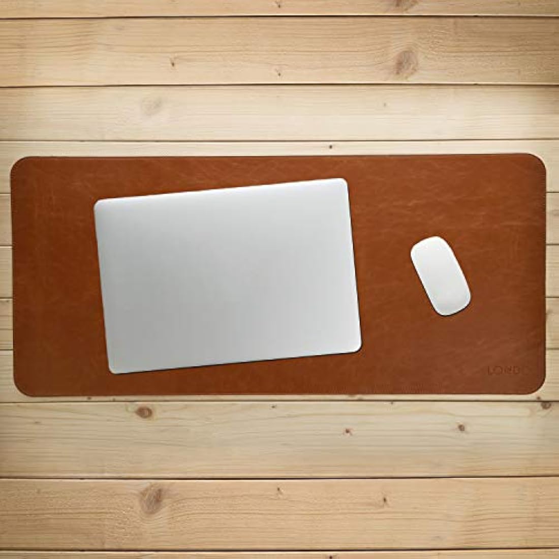 Londo Extended Leather Mousepad – Large Non-Slip PU Desk Mat