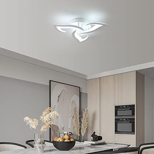 SENQIU Modern LED Ceiling Light – 36W Flower Design 6500K Cool White