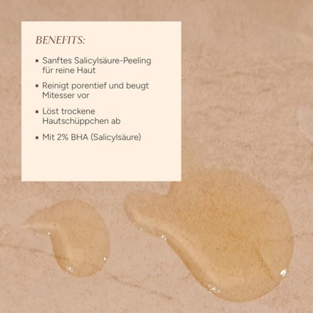 JUNGLÜCK BHA Peeling – 2% Salicylic Acid Pore Cleanser for Oily Skin