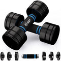Northdeer Adjustable Steel Dumbbells | Ultracompact Chrome Weights