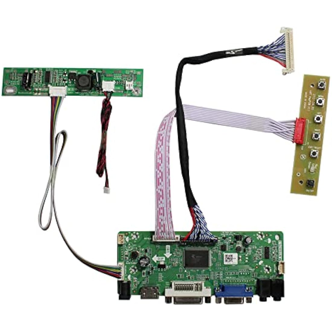 VSDISPLAY DVI VGA Audio LCD Controller Board for 21.5-27" 30-Pin LVDS Screen
