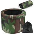 CENBEN Foldable Camping Toilet | Portable Outdoor Potty with Sponge Cushion