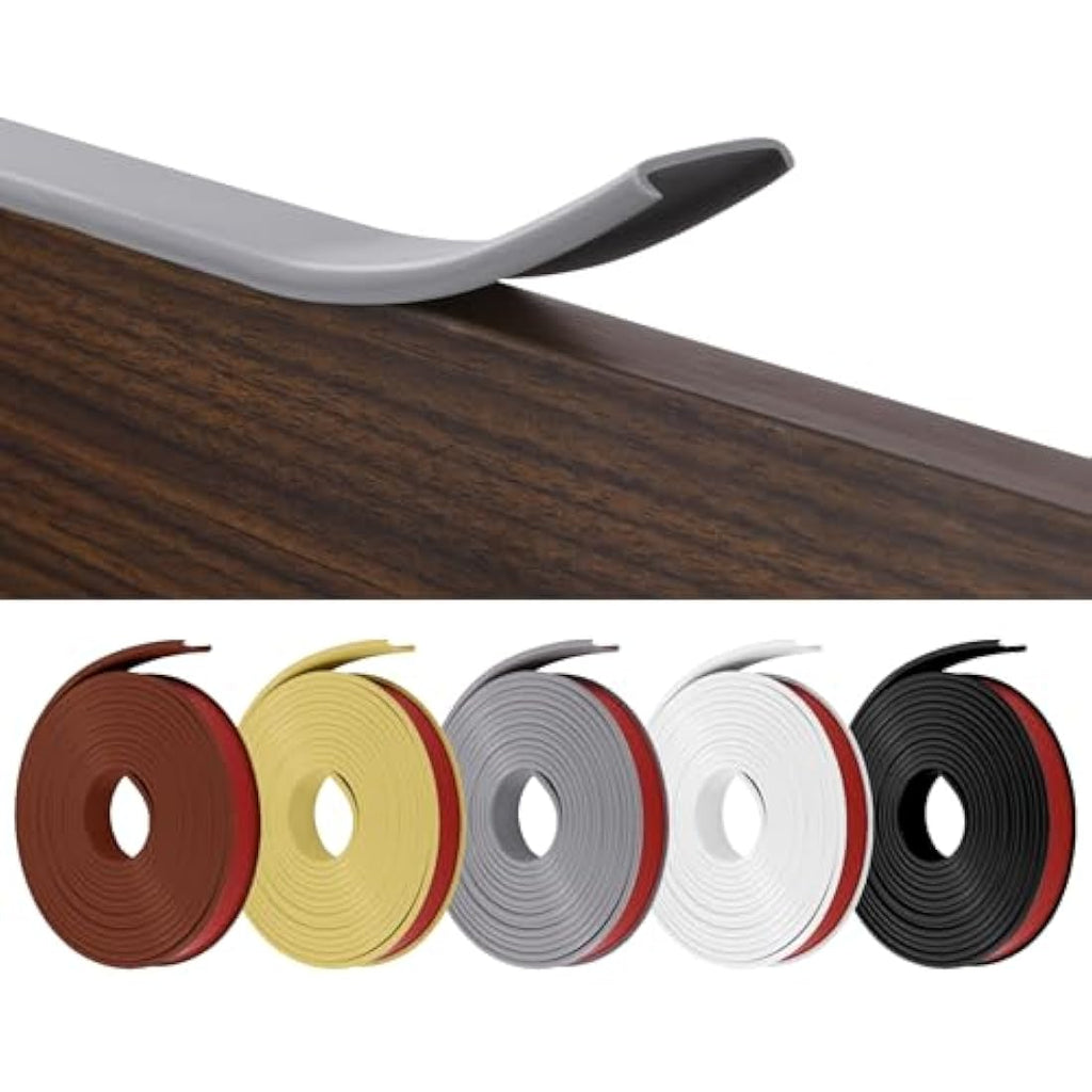 Flintronic 5m x 16mm U-Shape Edge Banding | Self-Adhesive TPE Furniture Trim
