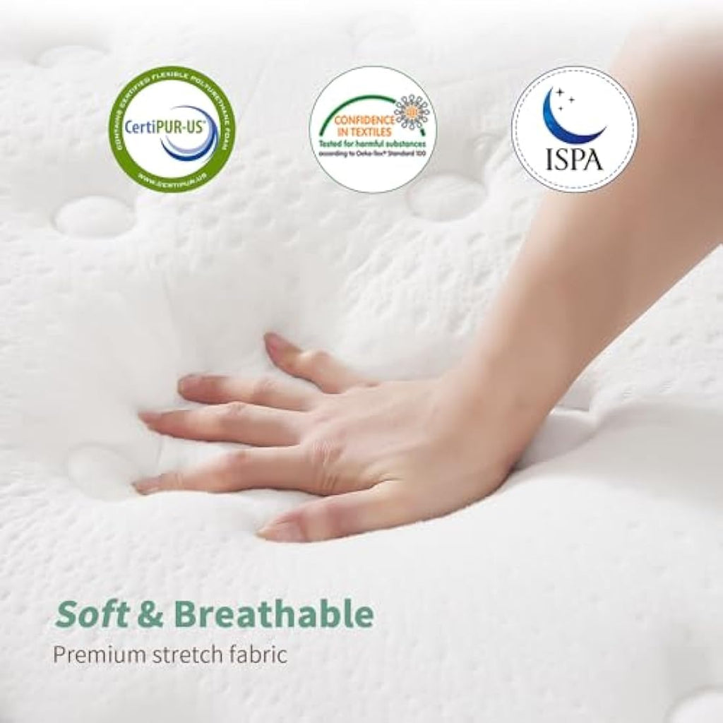 SZsuilong 3FT Single Hybrid Mattress | 12 Inch Memory Foam & Pocket Spring