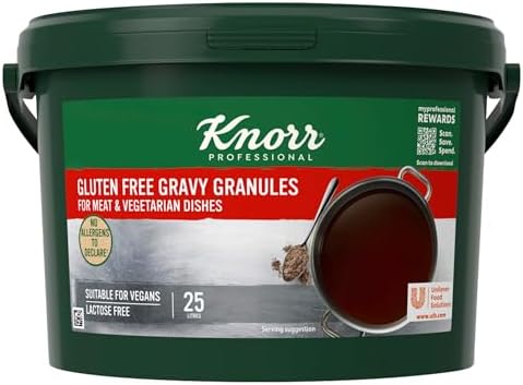 Knorr Gluten Free Gravy Granules for Meat Dishes - Bulk 25 Litres