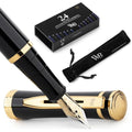 Wordsworth & Black Fountain Pen Set – 18K Gold Finish Calligraphy Pen