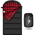 Mcota XL Cotton Flannel Sleeping Bag | 3-4 Season Waterproof Camping Gear