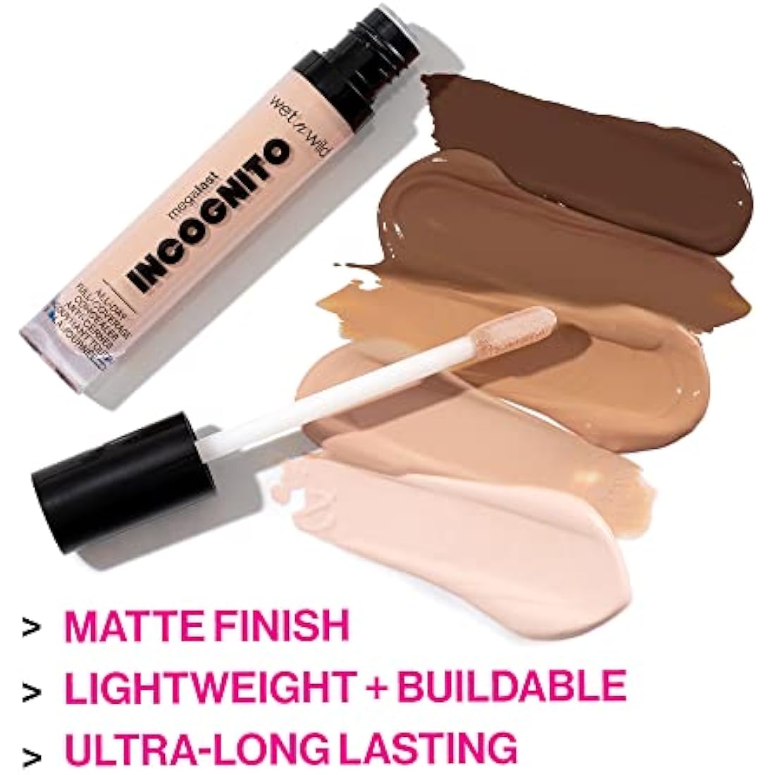 wet n wild Megalast Incognito Full-Coverage Matte Concealer – Light Honey