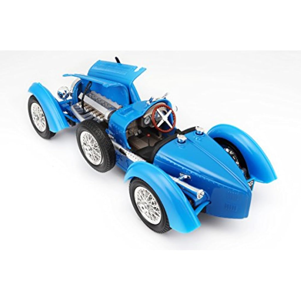 Bugatti Type 59 Vintage Diecast Model Car – Blue – 1:18 Scale