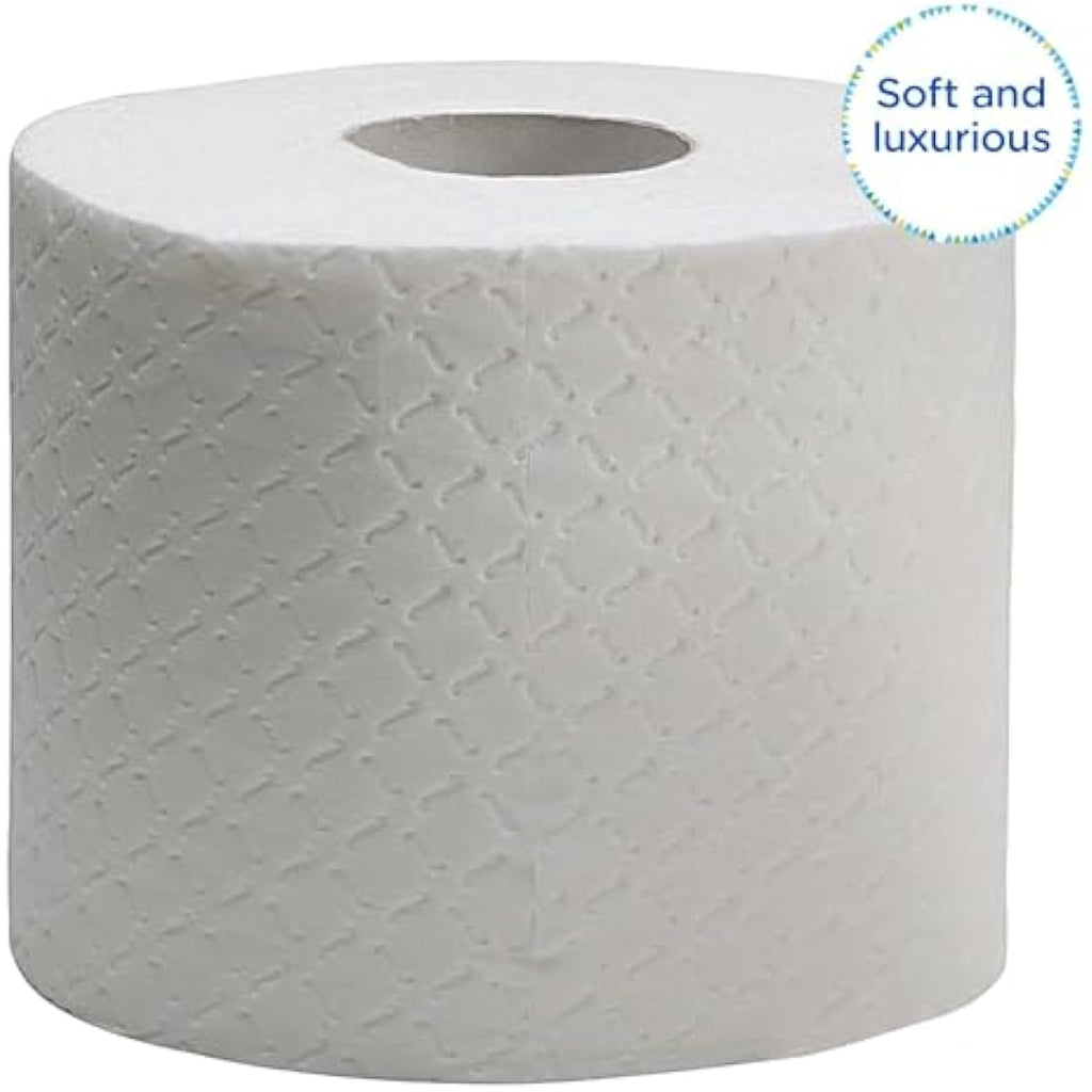 Kleenex 8484 4-Ply Premium Quilted Toilet Paper - 24 Rolls x 160 Sheets