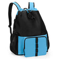 Fasrom Mesh Beach Backpack – Sand-Free Bottom Swim & Gym Bag, Blue