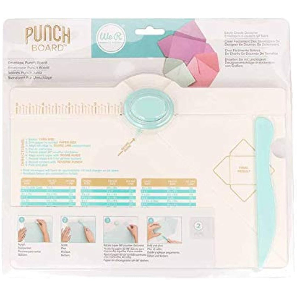 We R Memory Keepers Envelope Punch Board – 6.75 x 10.5 Inch Tool