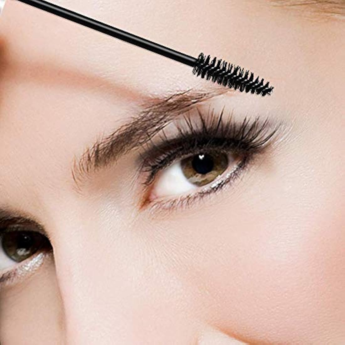 Jolof Store Disposable Mascara Wands - 200pc Multi-colored Eyelash Brushes