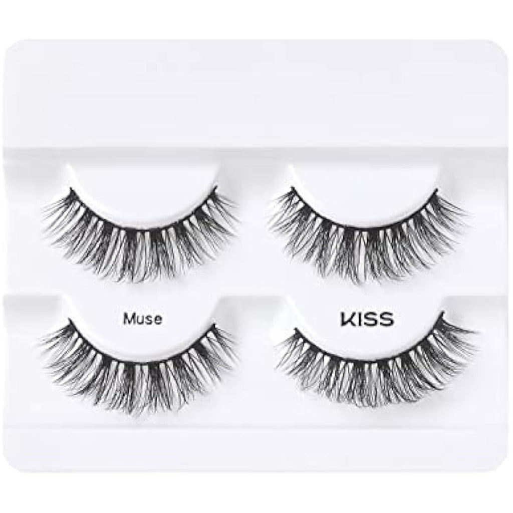 KISS Lash Couture Faux Mink False Lashes – Muse Double Pack (2 Pairs)