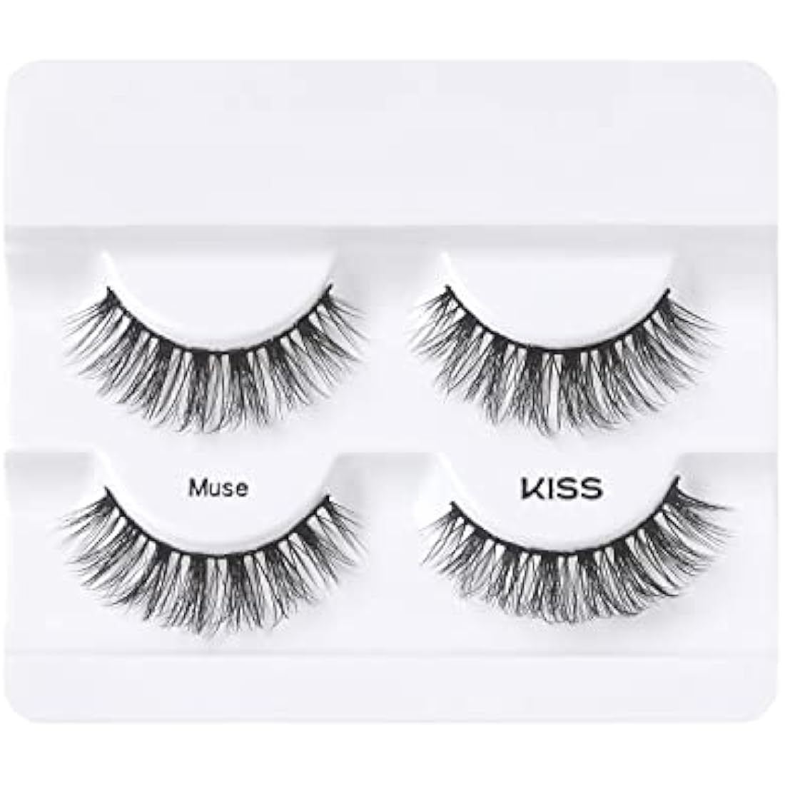 KISS Lash Couture Faux Mink False Lashes – Muse Double Pack (2 Pairs)