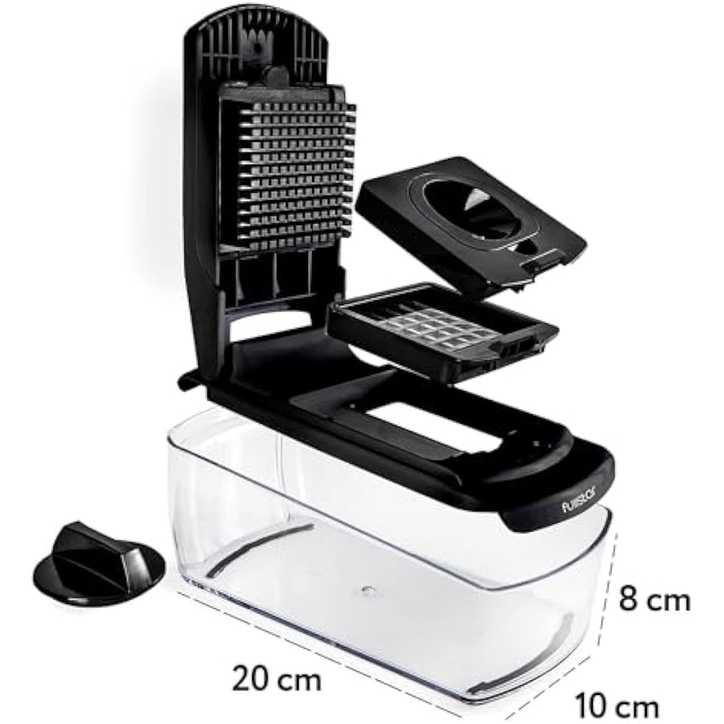 4-in-1 Vegetable Chopper and Dicer – Manual Kitchen Tool