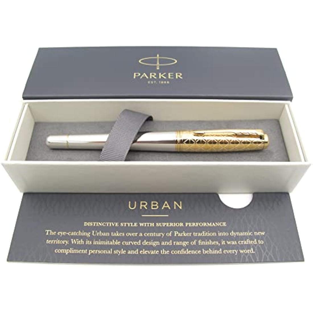 Parker Urban Premium Fountain Pen – Aureate Gold, Medium Nib