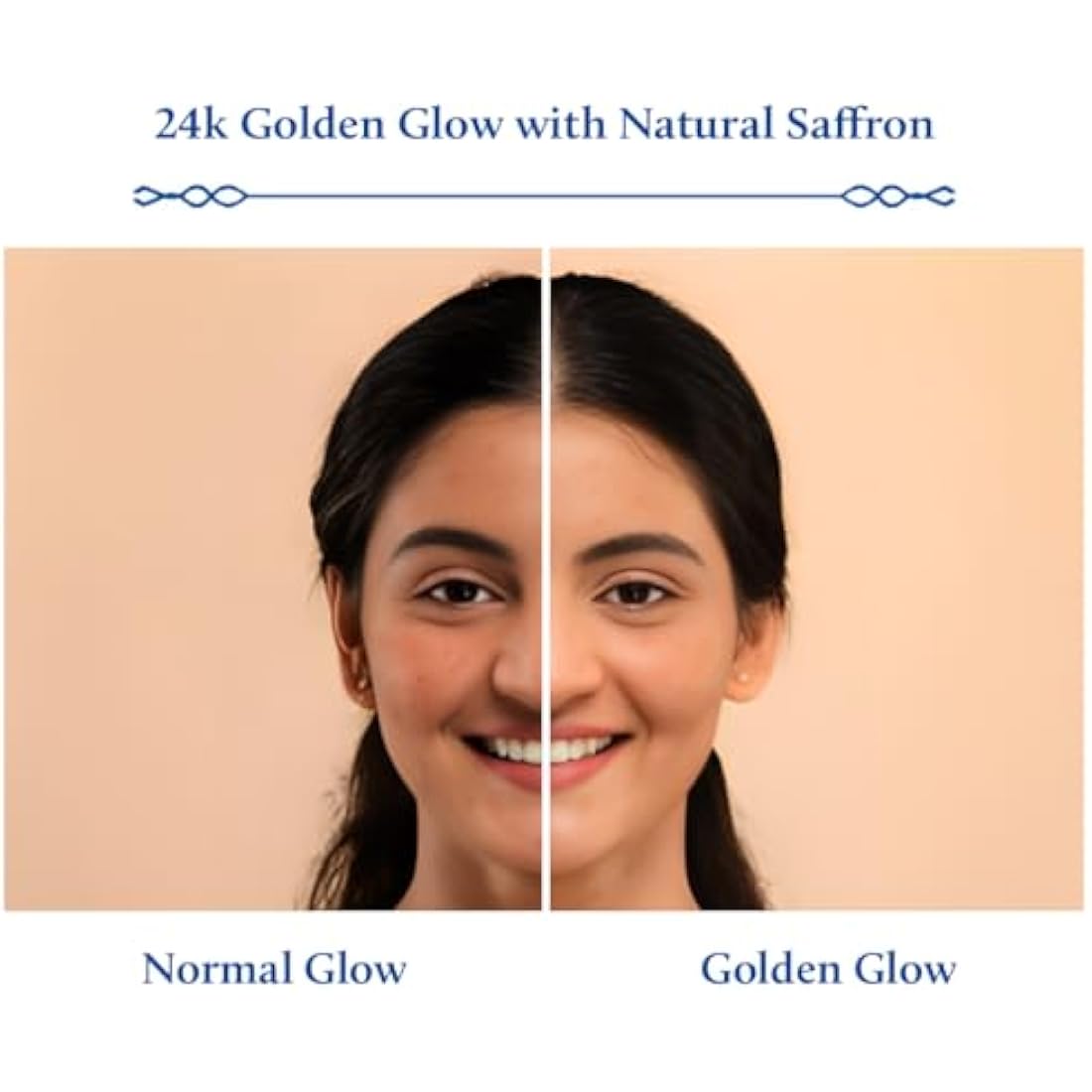 Blue Nectar 24k Gold Serum - Ayurvedic Kumkumadi Face Oil for Glowing Skin