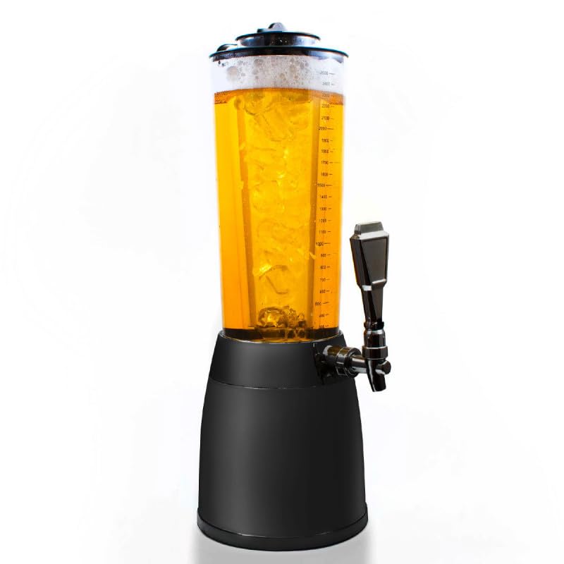 XXL Beer Tower – 4L Beverage Dispenser with Ice Cooler